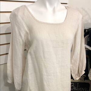 Terzo Mellinnio Linen Women's Top